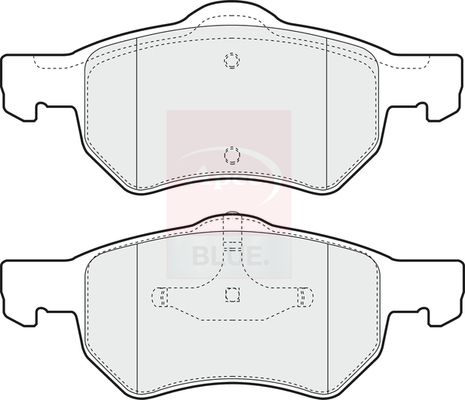 Apec Blue PD3562 Brake Pad Set, disc brake - 1