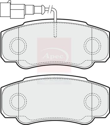 Apec Blue PD3577 Brake Pad Set, disc brake - 1