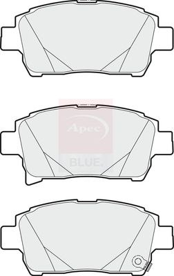 Apec Blue PD3582 Brake Pad Set, disc brake - 1