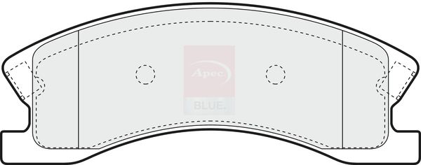 Apec Blue PD3584 Brake Pad Set, disc brake - 1