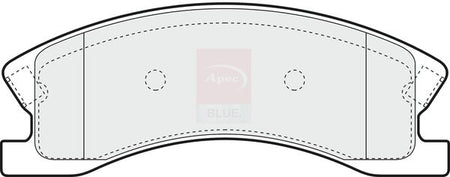 Apec Blue PD3584 Brake Pad Set, disc brake - 1