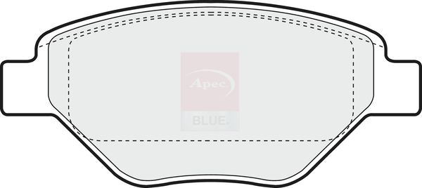 Apec Blue PD3585 Brake Pad Set, disc brake - 1
