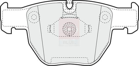 Apec Blue PD3586 Brake Pad Set, disc brake - 1