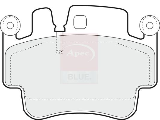 Apec Blue PD3587 Brake Pad Set, disc brake - 1