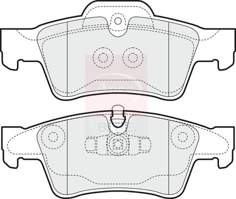 Apec Blue PD3590 Brake Pad Set, disc brake - 1