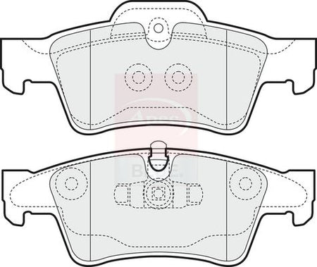 Apec Blue PD3590 Brake Pad Set, disc brake - 1