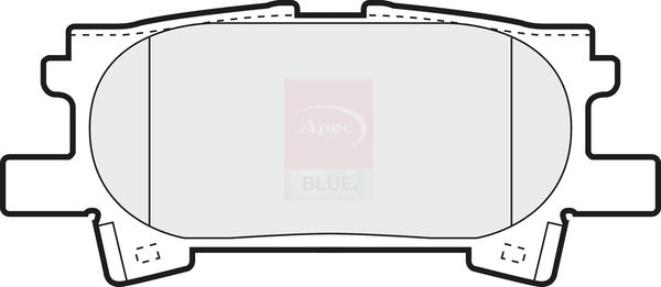 Apec Blue PD3594 Brake Pad Set, disc brake - 1