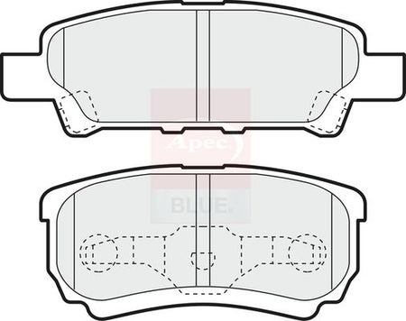 Apec Blue PD3599 Brake Pad Set, disc brake - 1