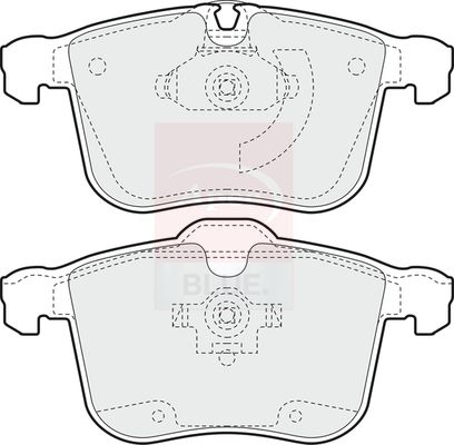 Apec Blue PD3600 Brake Pad Set, disc brake - 1