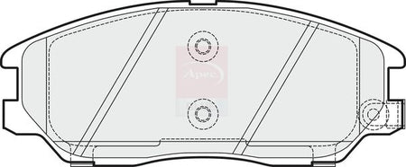 Apec Blue PD3607 Brake Pad Set, disc brake - 1