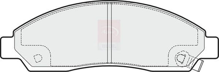 Apec Blue PD3609 Brake Pad Set, disc brake - 1