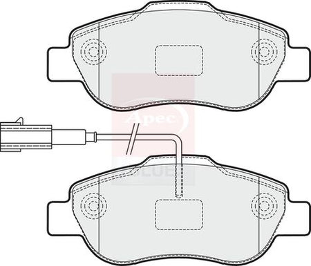 Apec Blue PD3611 Brake Pad Set, disc brake - 1
