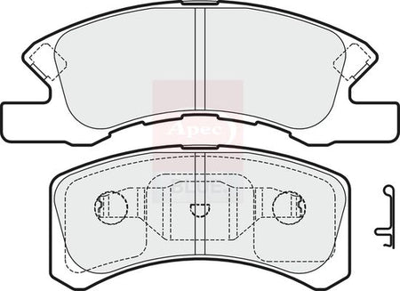 Apec Blue PD3614 Brake Pad Set, disc brake - 1