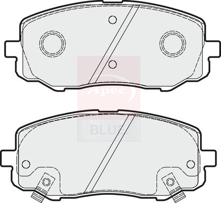 Apec Blue PD3618 Brake Pad Set, disc brake - 1