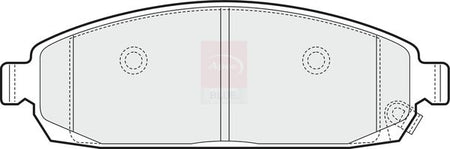 Apec Blue PD3627 Brake Pad Set, disc brake - 1