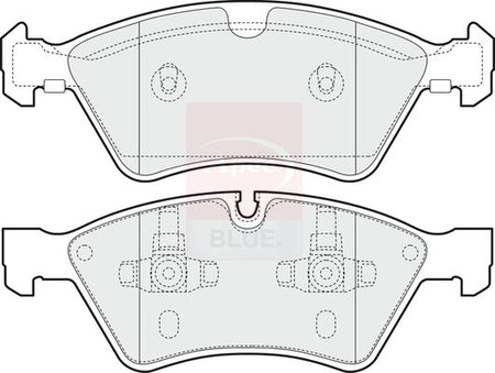 Apec Blue PD3629 Brake Pad Set, disc brake - 1