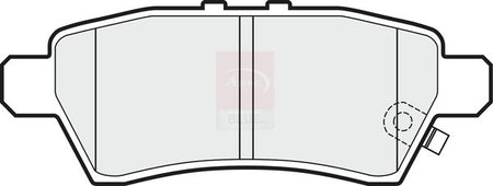 Apec Blue PD3634 Brake Pad Set, disc brake - 1