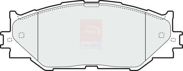 Apec Blue PD3637 Brake Pad Set, disc brake - 1