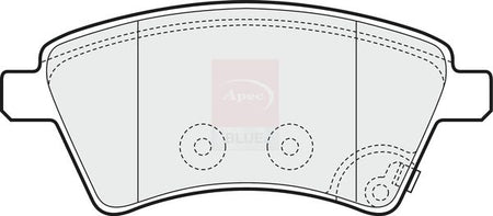 Apec Blue PD3640 Brake Pad Set, disc brake - 1