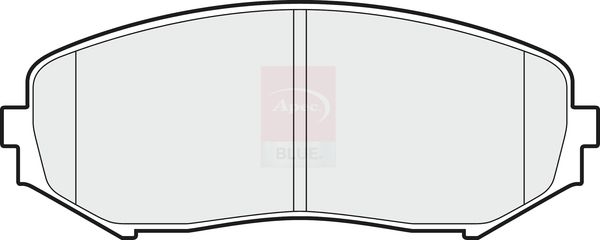 Apec Blue PD3642 Brake Pad Set, disc brake - 1