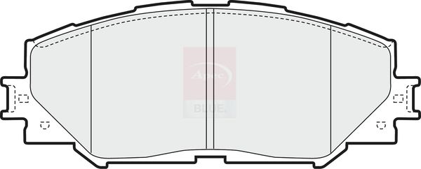 Apec Blue PD3644 Brake Pad Set, disc brake - 1