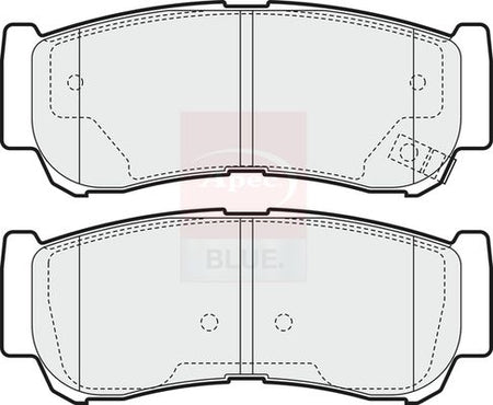 Apec Blue PD3645 Brake Pad Set, disc brake - 1