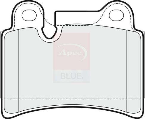 Apec Blue PD3646 Brake Pad Set, disc brake - 1