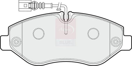 Apec Blue PD3650 Brake Pad Set, disc brake - 1