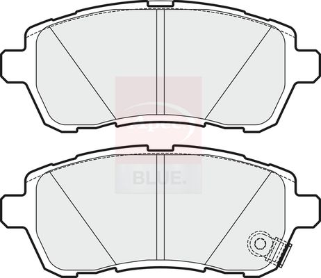 Apec Blue PD3663 Brake Pad Set, disc brake - 1