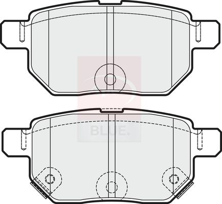 Apec Blue PD3666 Brake Pad Set, disc brake - 1
