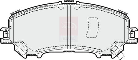 Apec Blue PD3673 Brake Pad Set, disc brake - 1