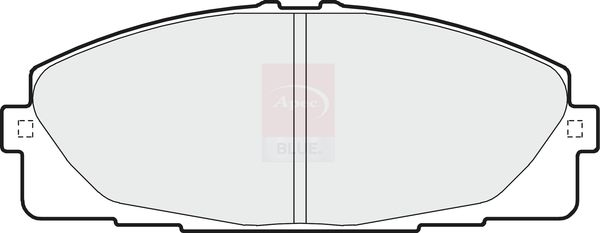Apec Blue PD3677 Brake Pad Set, disc brake - 1