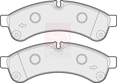 Apec Blue PD3681 Brake Pad Set, disc brake - 1