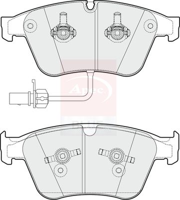 Apec Blue PD3686 Brake Pad Set, disc brake - 1
