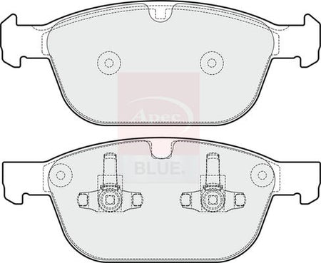 Apec Blue PD3692 Brake Pad Set, disc brake - 1