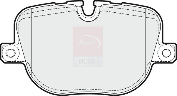 Apec Blue PD3697 Brake Pad Set, disc brake - 1