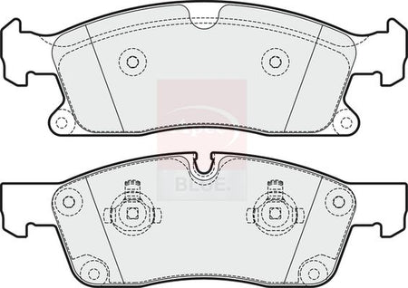 Apec Blue PD3704 Brake Pad Set, disc brake - 1