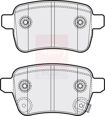 Apec Blue PD3712 Brake Pad Set, disc brake - 1