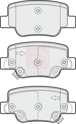 Apec Blue PD3714 Brake Pad Set, disc brake - 1
