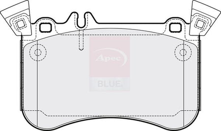 Apec Blue PD3718 Brake Pad Set, disc brake - 1