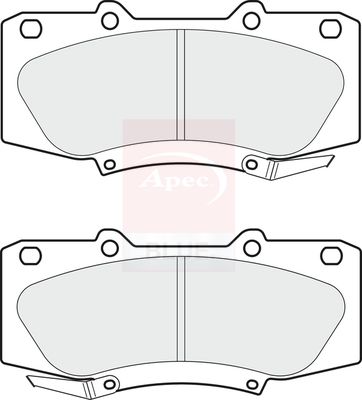 Apec Blue PD3719 Brake Pad Set, disc brake - 1