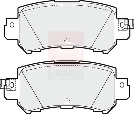 Apec Blue PD3727 Brake Pad Set, disc brake - 1