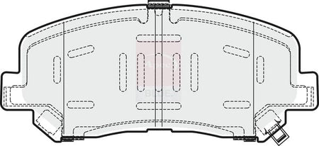 Apec Blue PD3728 Brake Pad Set, disc brake - 1