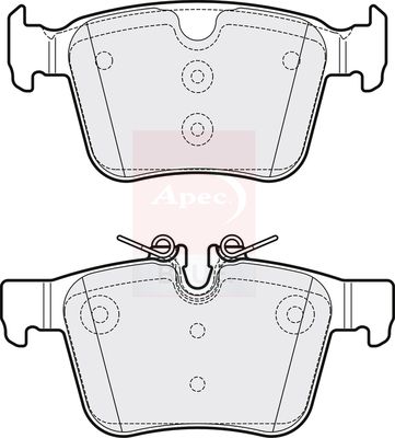 Apec Blue PD3729 Brake Pad Set, disc brake - 1