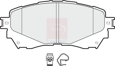 Apec Blue PD3735 Brake Pad Set, disc brake - 1