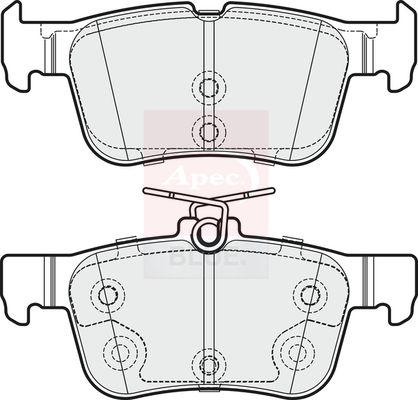 Apec Blue PD3739 Brake Pad Set, disc brake - 1