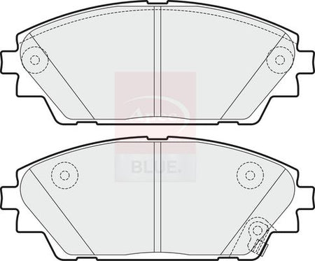 Apec Blue PD3747 Brake Pad Set, disc brake - 1