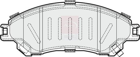 Apec Blue PD3755 Brake Pad Set, disc brake - 1