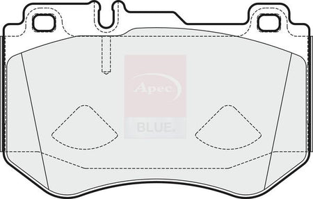 Apec Blue PD3756 Brake Pad Set, disc brake - 1