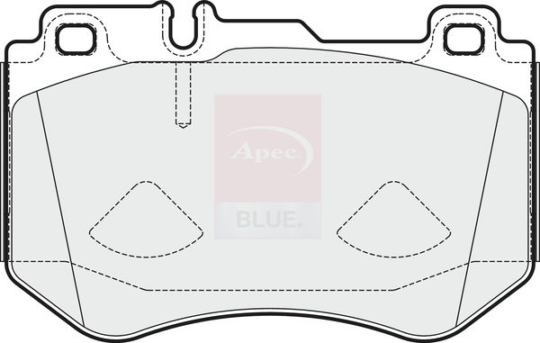 Apec Blue PD3756 Brake Pad Set, disc brake - 1